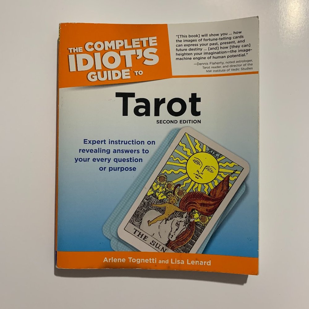 The Complete Idiot's Guide to Tarot Vintage Book